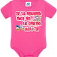 Se la Mamma dice no lo Chiedo agli ZII Body da bambino/a a maniche corte 100% cotone JHK STREET STYLE PRINT