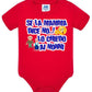 Se la Mamma dice No lo Chiedo ai Nonni Body da bambino/a a maniche corte 100% cotone JHK STREET STYLE PRINT