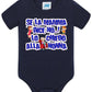 Se la Mamma dice No lo Chiedo alla Nonna Body da bambino/a a maniche corte 100% cotone JHK STREET STYLE PRINT