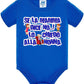 Se la Mamma dice No lo Chiedo alla Nonna Body da bambino/a a maniche corte 100% cotone JHK STREET STYLE PRINT