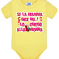 Se la Mamma dice No lo Chiedo alla Nonna Body da bambino/a a maniche corte 100% cotone JHK STREET STYLE PRINT