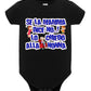 Se la Mamma dice No lo Chiedo alla Nonna Body da bambino/a a maniche corte 100% cotone JHK STREET STYLE PRINT