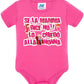 Se la Mamma dice No lo Chiedo alla Nonna Body da bambino/a a maniche corte 100% cotone JHK STREET STYLE PRINT