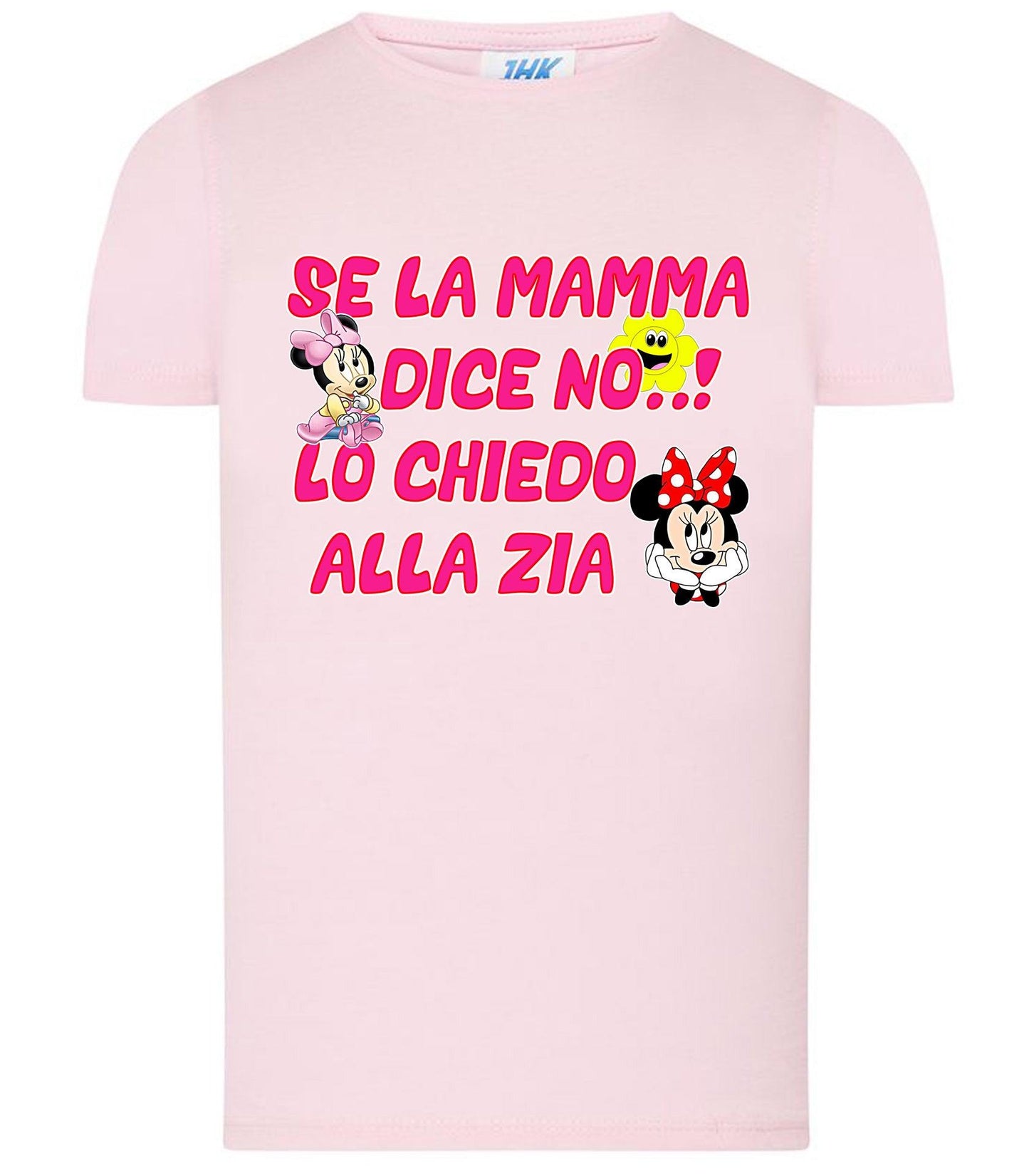 Se la Mamma Dice NO lo Chiedo Alla ZIA T-shirt solo da femmina Mod. Slim STREET STYLE