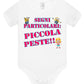 Segni Particolari Piccola Peste Body da bambino/a a maniche corte 100% cotone JHK STREET STYLE PRINT