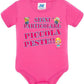 Segni Particolari Piccola Peste Body da bambino/a a maniche corte 100% cotone JHK STREET STYLE PRINT