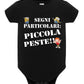 Segni Particolari Piccola Peste Body da bambino/a a maniche corte 100% cotone JHK STREET STYLE PRINT