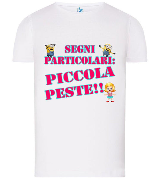 Segni Particolari Piccola Peste T-shirt solo da femmina Mod. Slim STREET STYLE