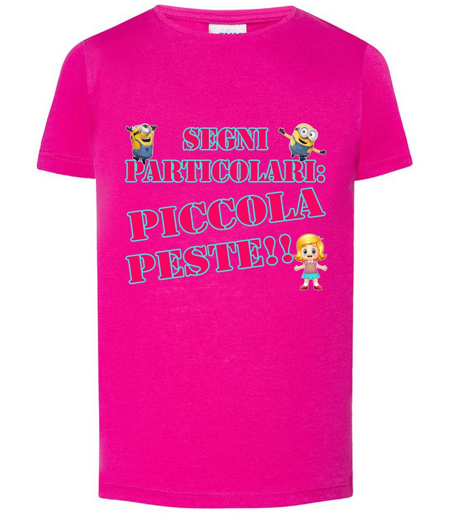 Segni Particolari Piccola Peste T-shirt solo da femmina Mod. Slim STREET STYLE