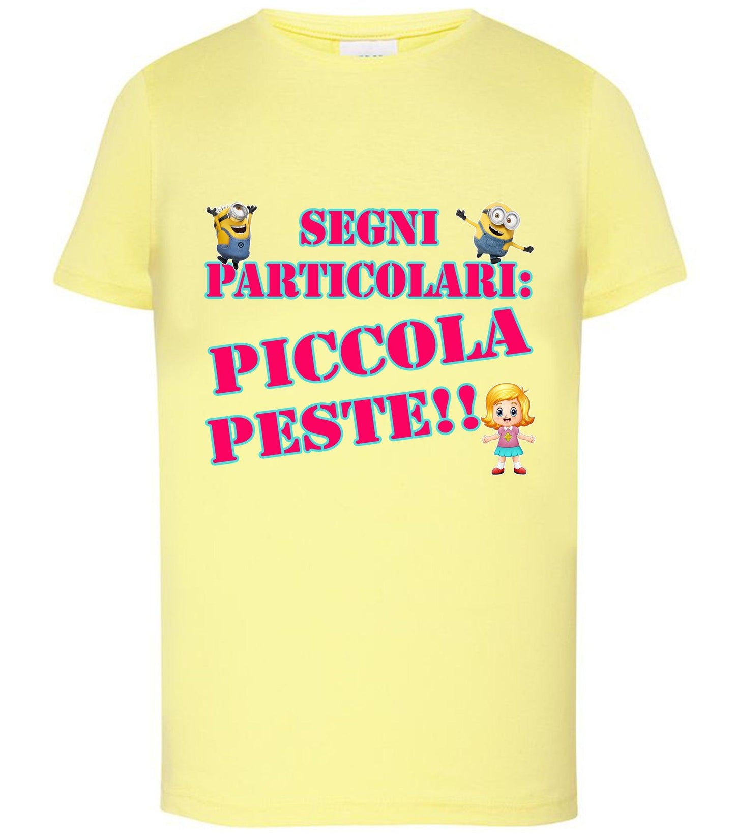 Segni Particolari Piccola Peste T-shirt solo da femmina Mod. Slim STREET STYLE