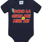 Sono La Gioia Dei Miei ZII Body da bambino/a a maniche corte 100% cotone JHK STREET STYLE PRINT