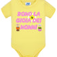 Sono la Gioia Dei Nonni Body da bambino/a a maniche corte 100% cotone JHK STREET STYLE PRINT