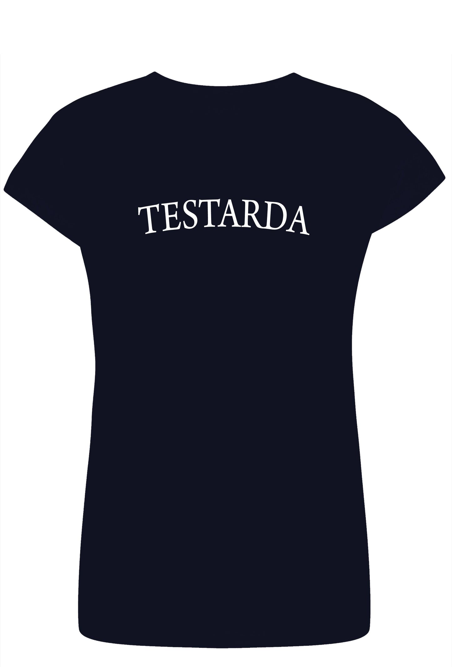 Testarda 3413 Solo Parole Lady Donna 100% Cotone Pettinato STREET STYLE