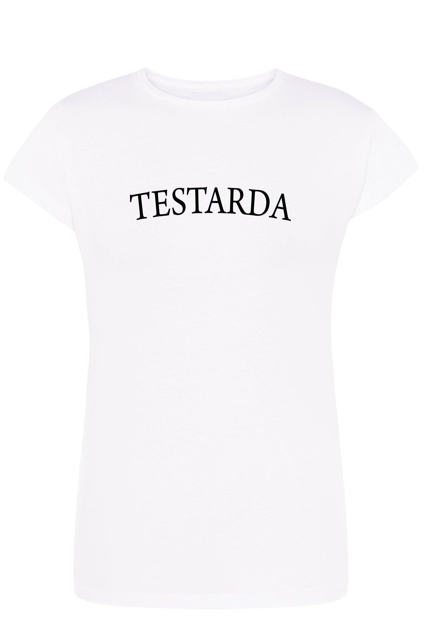 Testarda 3413 Solo Parole Lady Donna 100% Cotone Pettinato STREET STYLE