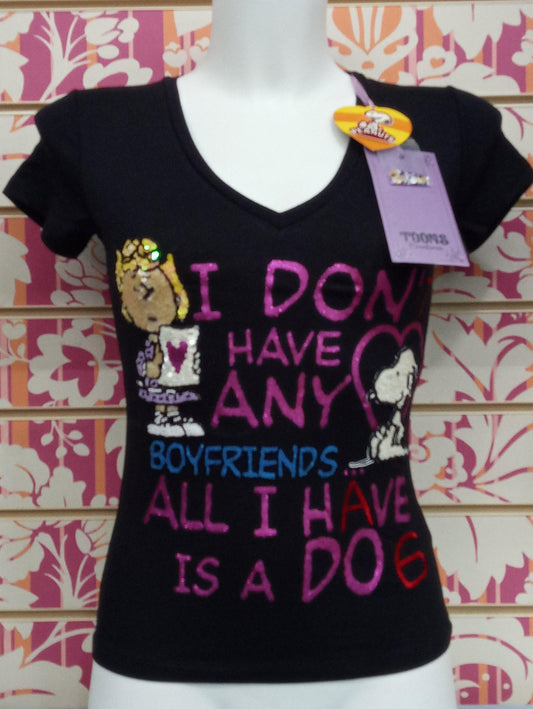 TS585TSW SNOOPY PAILETTES - TOONS T-SHIRT DONNA - STREET STYLE PRINT stampa personalizzata