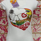 TS598TSW SNOOPY PAILETTES - TOONS T-SHIRT DONNA - STREET STYLE PRINT stampa personalizzata