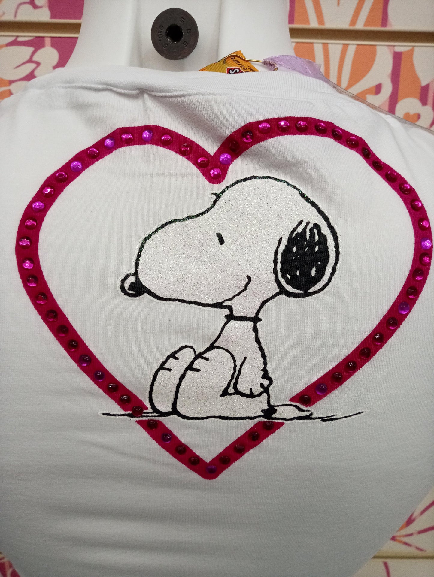 TS598TSW SNOOPY PAILETTES - TOONS T-SHIRT DONNA - STREET STYLE PRINT stampa personalizzata