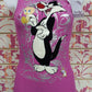 WX931TSW FRIENDS - LOONEY TUNES T-SHIRT DONNA - STREET STYLE PRINT stampa personalizzata