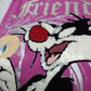 WX931TSW FRIENDS - LOONEY TUNES T-SHIRT DONNA - STREET STYLE PRINT stampa personalizzata